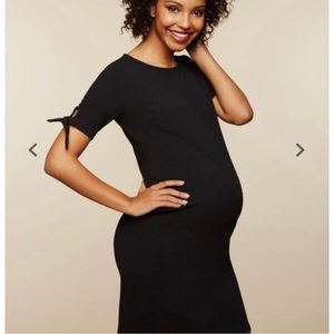 Motherhood maternity black dress